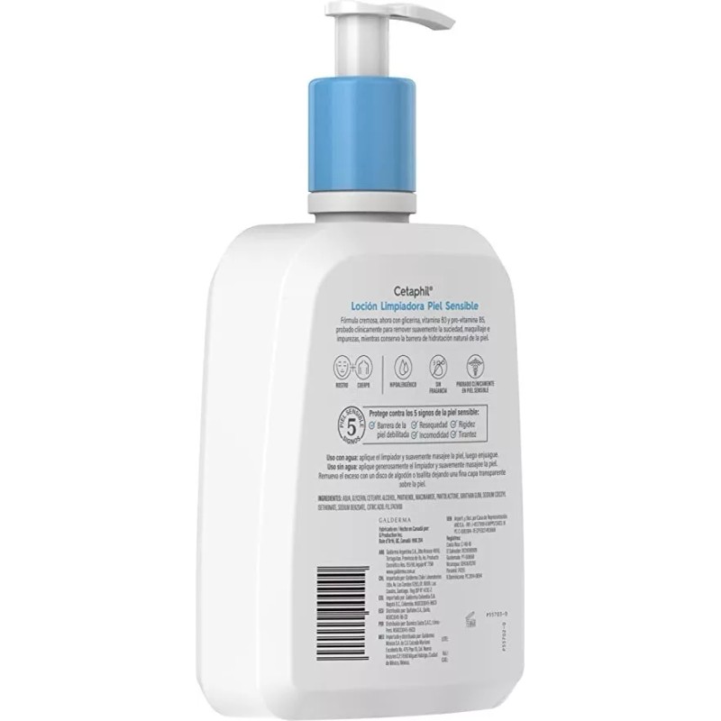 Galderma Cetaphil loción limpiadora facial 473mL