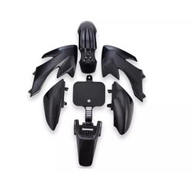BMP Black Plastics Fender Body Set For TaoTao DB10 DB14 110cc Dirt Bike