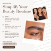 Byellie Brow Brush, Dual-Ended with Brow Comb & Precision Spoolie,