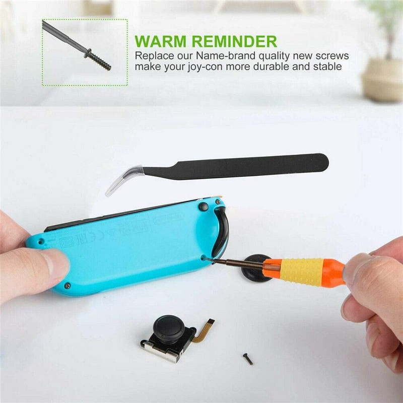 QUMOX Joycon Joystick Replacement, (4 Pack) Switch Analog Stick Parts