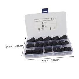 LALAFINA 25Pcs Removable Ferrite Core Noise Filter for Power Cord Cable Clip Design Reduces EMI Rfi Interference Suitable for Inner Cables