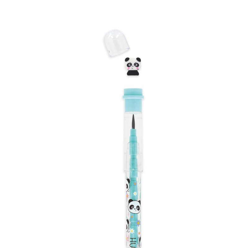 Legami - Stackable Pencil with Eraser Take a Tip, Panda,