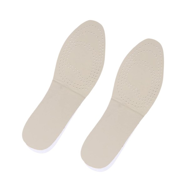 LALAFINA Heightening Insoles 2.5cm Lift Leather Heel Pads for Comfort