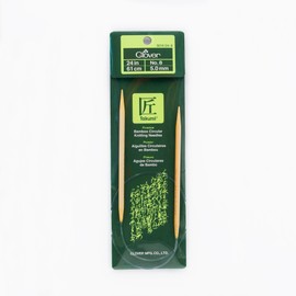 Clover Takumi Bamboo Circular 24-Inch Knitting Needles, Size 8