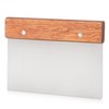 New Star Foodservice 36237 Wood Handle Dough Scraper, 6 by