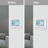 Large Thermostat Backplate – Universal Fit for Standard Thermostats, Wall