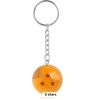 Dragon Ball Z Keychain - Anime, Durable Silicone & Round