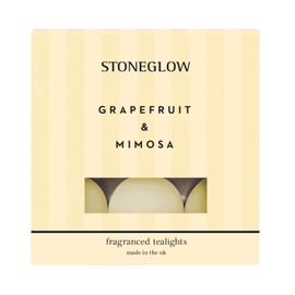 Modern Classics - Grapefruit & Mimosa - Scented Tealight Candles (37 x 22mm) 180g