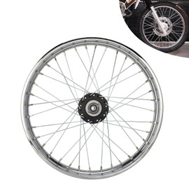 BAOUFF Front Wheel Rim for Hawk 250,21-1.6 Alloy Steel Motorcycle Hub Rims with Spoke for Hawk250/Hawk 250cc