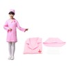 Olive-G Cute Kids Nurse Cosplay White Coat Hat Set