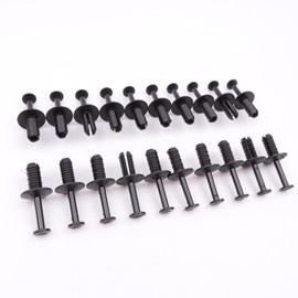 Twowinds Expandable Mounting Rivet Clips for Bodywork Universal Bumpers 51111908077 (x20 Pieces)