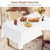 LotuFlor Table Protector Pad with Flannel Backing, Heavy-Duty Vinyl Table