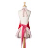 DII 100% Cotton, Holiday Cute Ruffle Women Apron with Pocket,