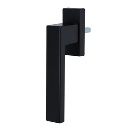 MS Beschläge Designer Window Handle Exclusive Design 45° Grid Window Fitting Square Rotation/Tilt Window Olive Aluminium Black (Powder Coated, Without)