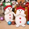 100 Christmas Carrot Nose Wooden Buttons with100 Black Buttons –