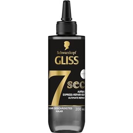 Gliss 7 Sec Express Repair Ultimate Repair Treatment (200 ml), Hair Treatment Repairs Very Damaged & Dry Hair with Liquid Keratin & Haptiq System, for 100% Stronger Hair