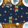 Christmas Snowman Penguin Table Runner, 13 X 72-Inch Table, Anti-Slip