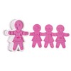 Tovolo Gingerbread Girls Templates Reverse, Dishwasher Safe, Set of 6
