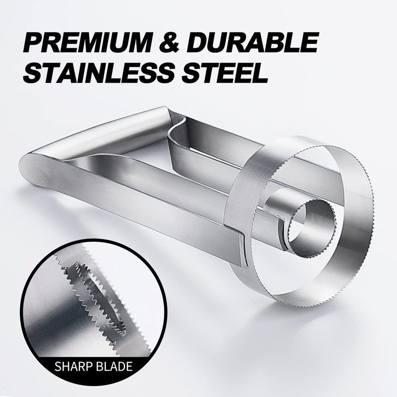 shoxil Pineapple Corer Large Stainless Steel Pineapple Corer Peeler Pineapple