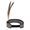 Boland Boland 44092 - Stirnband Indianerin Weise Frau, beige-schwarz, dehnbar,