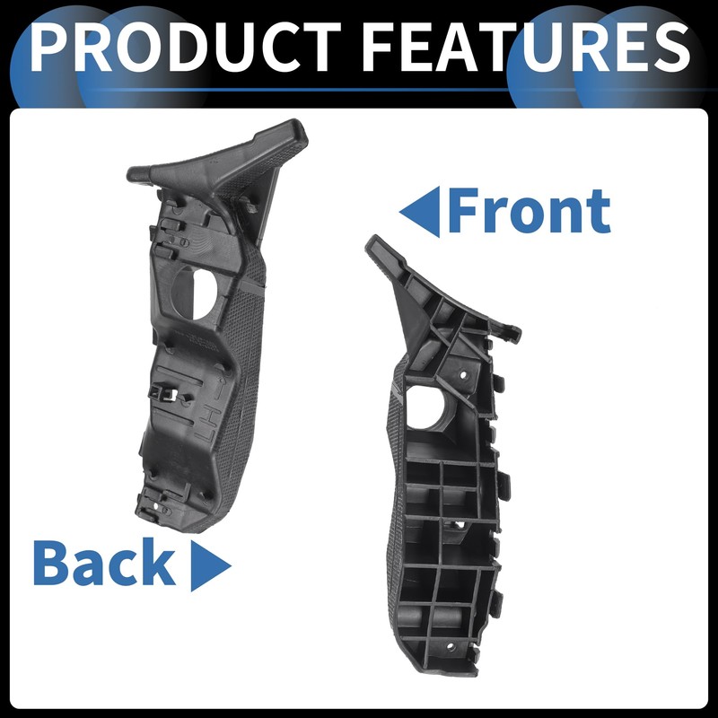 INFINAUTO Bumper Support Bracket, Left Side Front Bumper Retainer Bracket