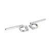 Set of 2 Front Indicator Light Brackets Chrome-Plated Diameter 10