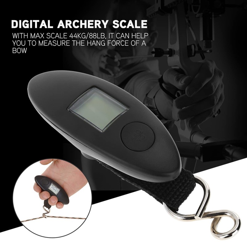 Archery Bow Scale, Portable Archery Digital Handheld Bow Hang Scale