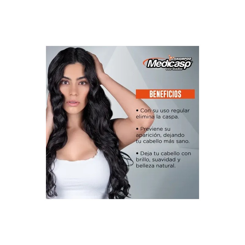 Pack x2 Shampoo Anti-Caspa 260ml Medicasp