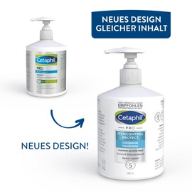 CETAPHIL PRO ItchControl Protect Protective Hand Cream, 500 ml, for Very Dry and Irritated Hands, Strengthens Hands, With Jojoba Oil & Glycerine