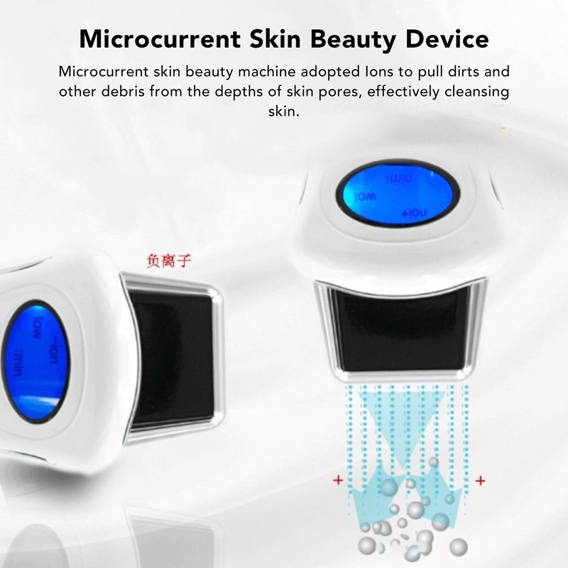 Microcurrent Skin Beauty Machine 3 Gears Remove Dirts Improve Circulation