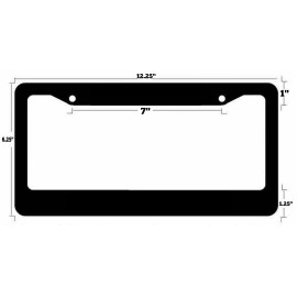 Own The Ave Inc. It's Joker Time! Hahaha Why So Serious Super Evil Funny License Plate Frame V3