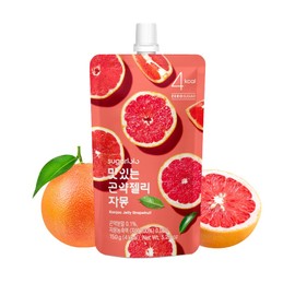 Sugarlolo Sweet Grapefruit Konjac Jelly Snack - Vegan Jello with Zero Sugar