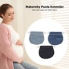 Extensor de Pantalones de Maternidad Ajustable, Extensor de Cintura Ajustable,