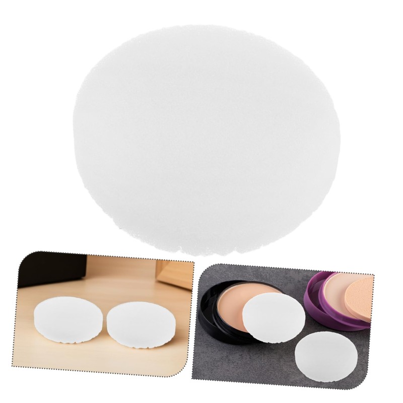 FOMIYES 100pcs Dual Use Makeup Sponges Refill Foundation Puff Pads