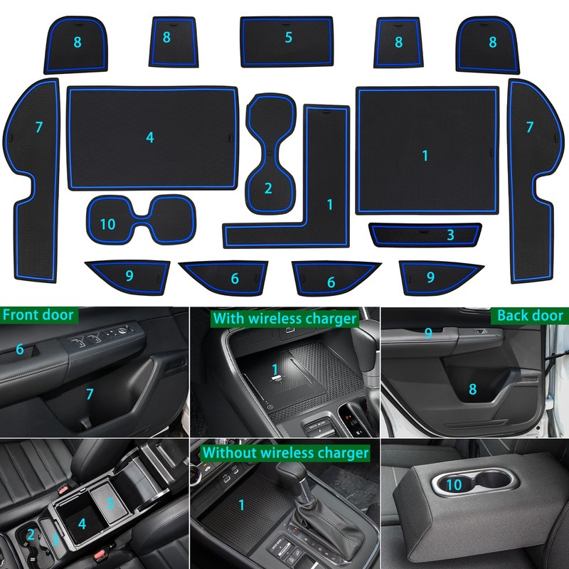 LOCOY Center Console Liner for Honda CRV Accessories 2023 2024