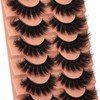 Mink Lashes Full Volume False Eyelashes 18mm Dramatic Faux Mink