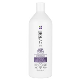 Biolage Biolage Ultra Hydra Source Conditioning Balm | Deep Hydrating Conditioner | Renews Hair's Moisture | For Very Dry Hair | Silicone-Free | Vegan | Salon Conditioner | 33.8 Fl. Oz