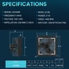 HG Power Upgraded 12 Inch Shutter Exhaust Fan with Speed