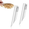 Oruola 2 Pcs Table Crumber,Silver Crumber for Servers,With Pocket Clip