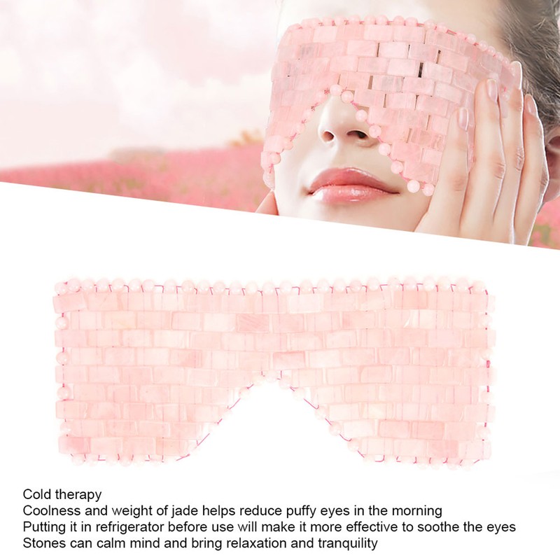 Jade Stone Eye Mask Cooling Sleeping Eye Mask Cold Therapy