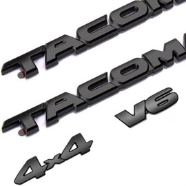 4 PCS Blackout Emblem Overlays Compatible with 2016-2024 ABS Plastic Badge Emblems