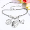 ZSYTZL Birthday Gifts for Women Girls Bracelet Charm, 13th 18th