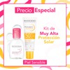 Kit Bioderma Aquafluido Neutro 40ml + Sensibio H2O 100ml