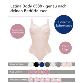 Susa Body Latina Women's Elastic Lace Body - 100B