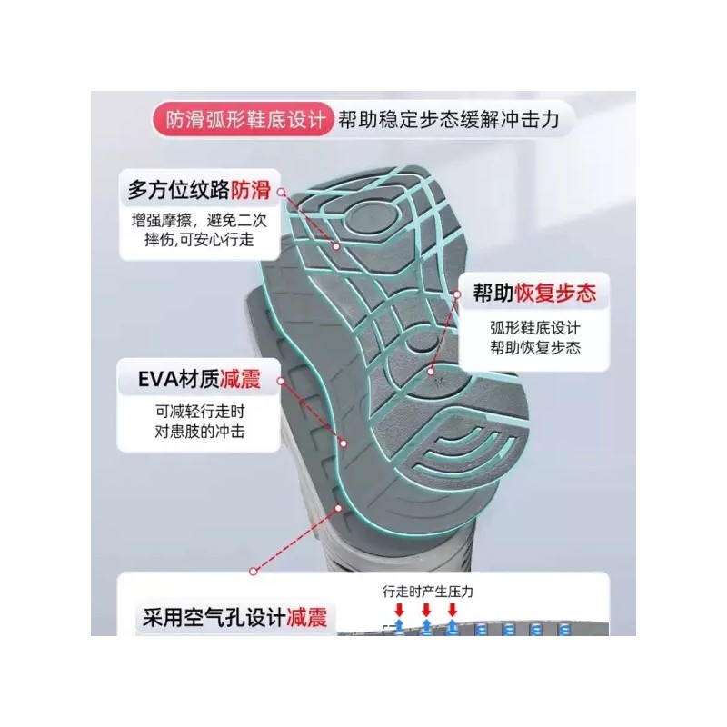 Achilles 아킬레스건 보호 깁스 S 짧은 고정신발 부츠 [E. 경량