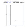 5x7 Toploader for Jumbo Cards - Perfect Fit for 5.4"