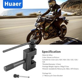 Motorcycle Chain Breaker,Motorcycle Bike ATV Chain Removal Breaker Drive Splitter Cutter Link Repair Tool Motorcycle Chain Tool