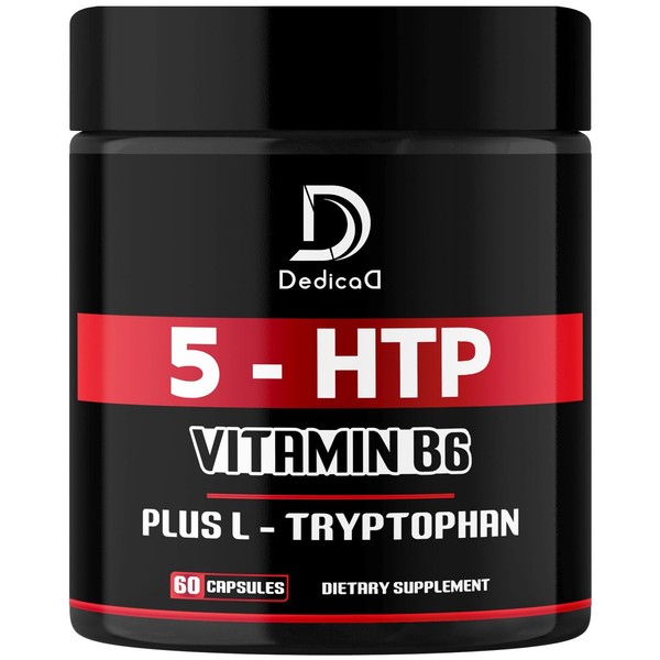 DEDICAD 5 HTP Supplement 1010mg - 60 Capsules - 3in1