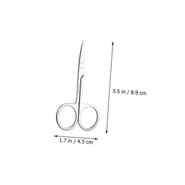 Vaguelly Stainless Steel Brow Scissor and Tweezer Set 2-Piece Eyebrow Grooming Kit for Precision Shaping and Repair for Beauty Enthusiasts and Salon Professionals