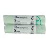 The Caddy Company Compostable Bin Liners Green 5 Litre, 50 Bags